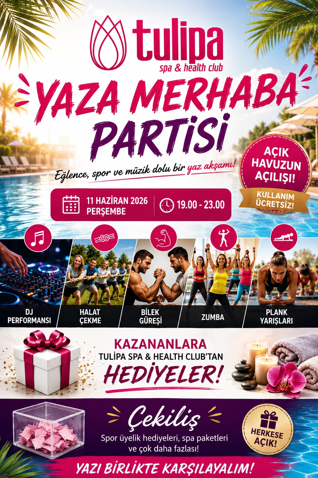 Tulipa Sponsorluğunda Yaza Merhaba Partisi Davet Hk.